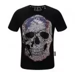 philipp plein t-shirt homme fashion n99129 skull